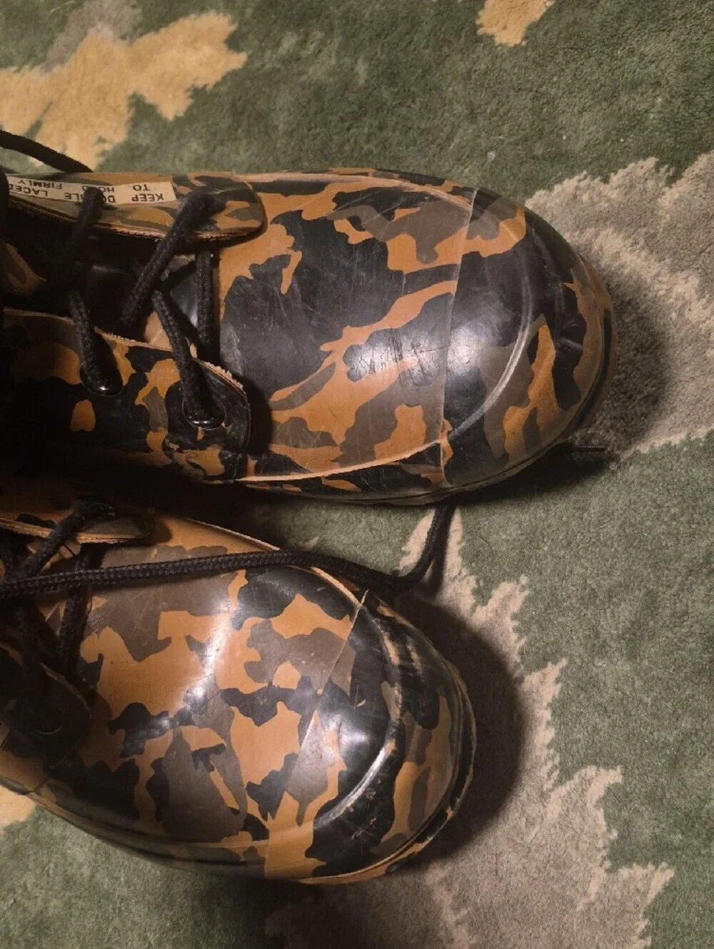 Camouflage Men's Rain Boots - Brown Camo